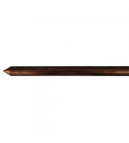 Piquet de terre cuivre acier 14mm L:1.5m CU:50micro-metre