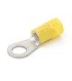 Cosse à oeil 2.5-6mm² borne 6mm jaune (bte100pcs)