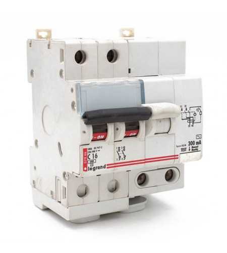 Disjoncteurdifférentiel 16A-300mA-2P