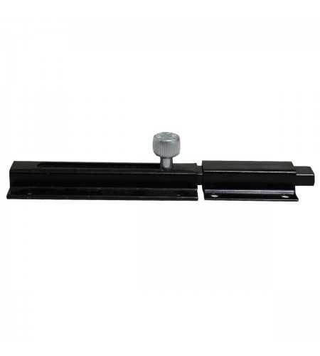 Verrou horizontal avec porte-cadenas 150 mm noir