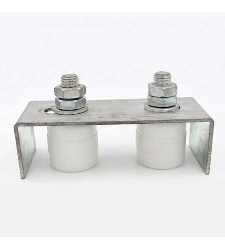 Platine réglable 2 rouleaux pour portails