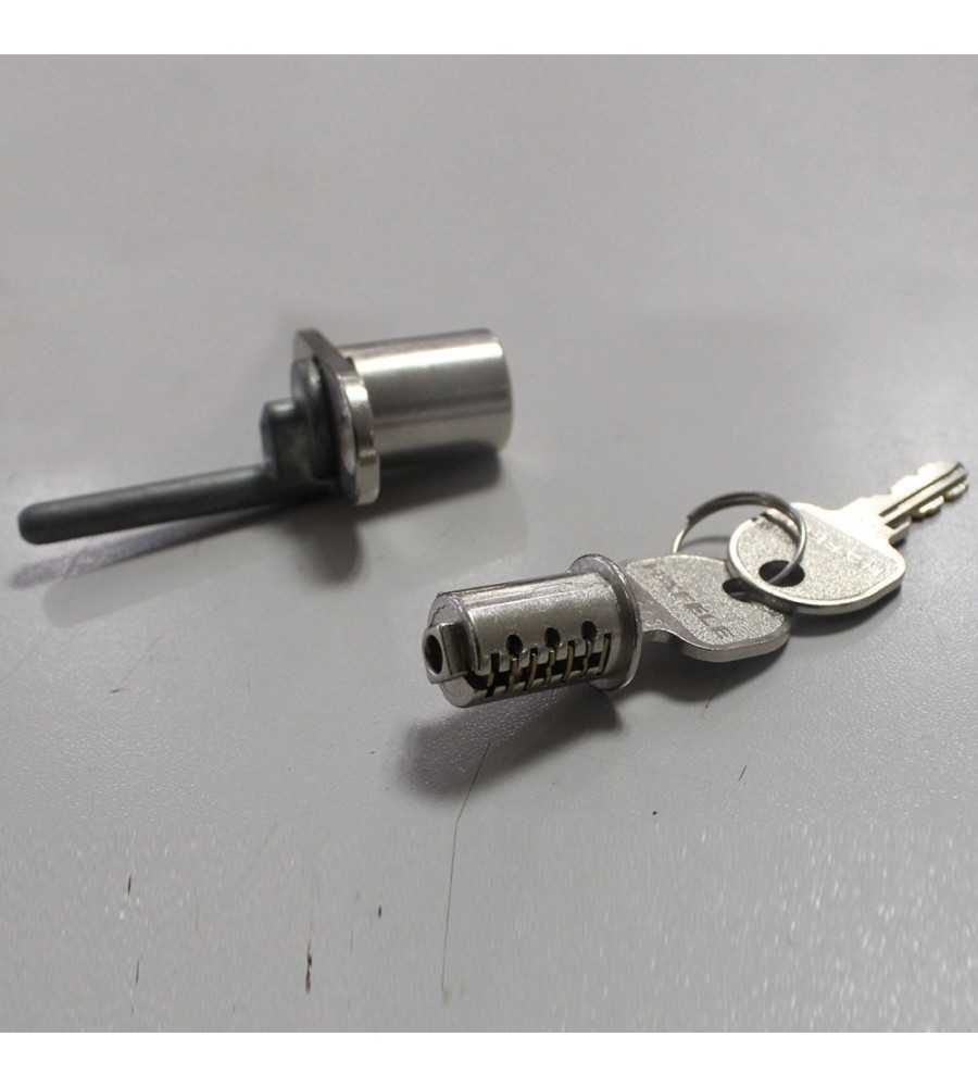 Serrure de meuble Cylindre+noyau symo 17mm