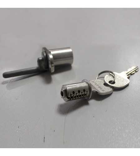 Serrure de meuble Cylindre+noyau symo 17mm