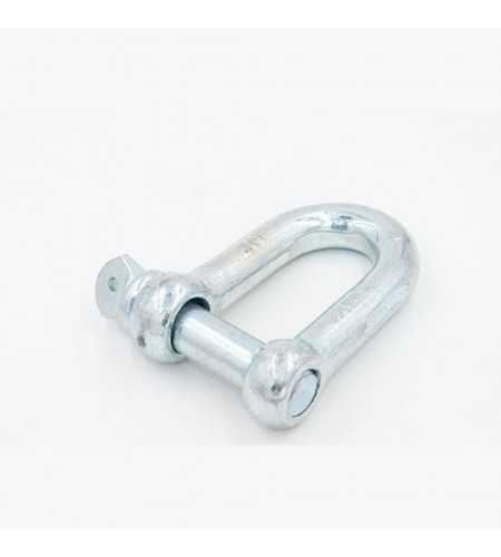 Manille droite standard acier zingé 10mm