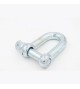 Manille droite standard acier zingé 10mm