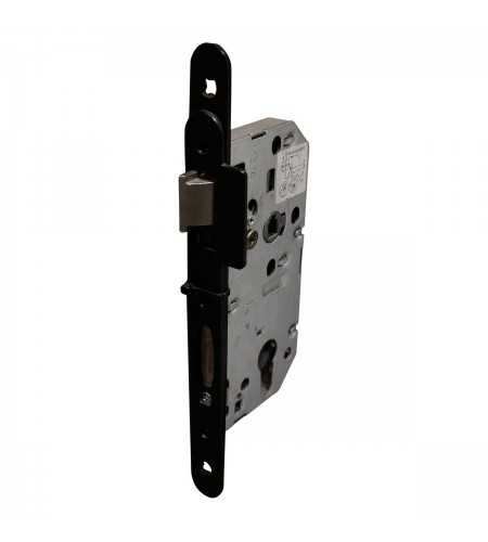 Serrure à larder D455 avec cylindre axe 40mm BR noir