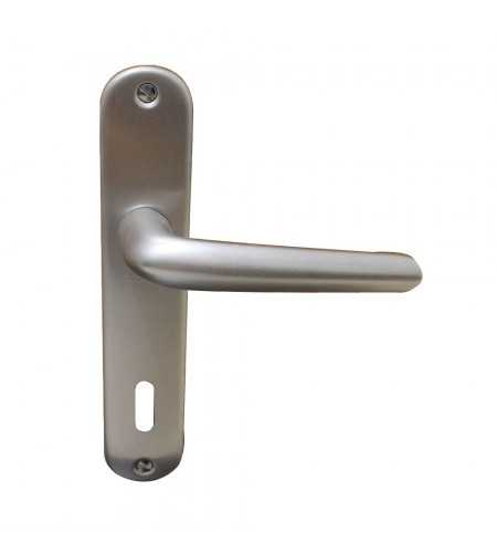 Poignée de porte Mondial Clé L Argent