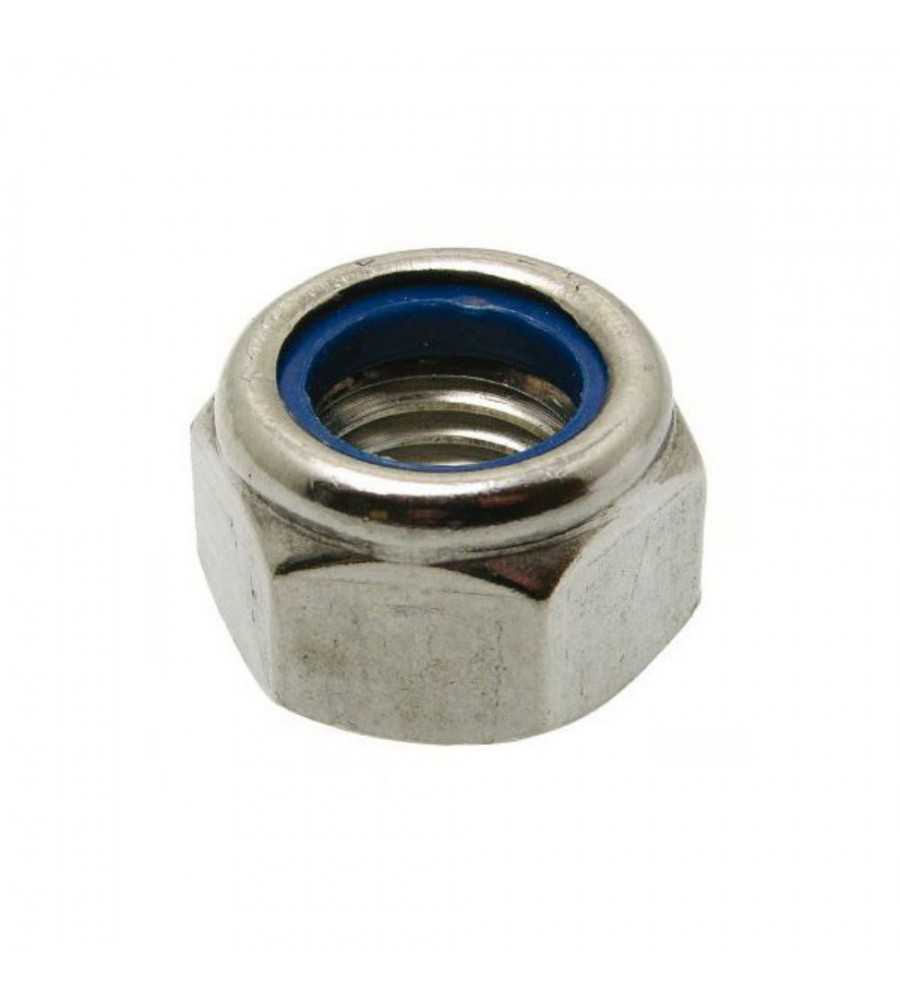 Ecrou sécurité nylstop ZBlanc 14mm