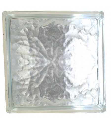 Brique de verre 190x190x80mm ice shadow