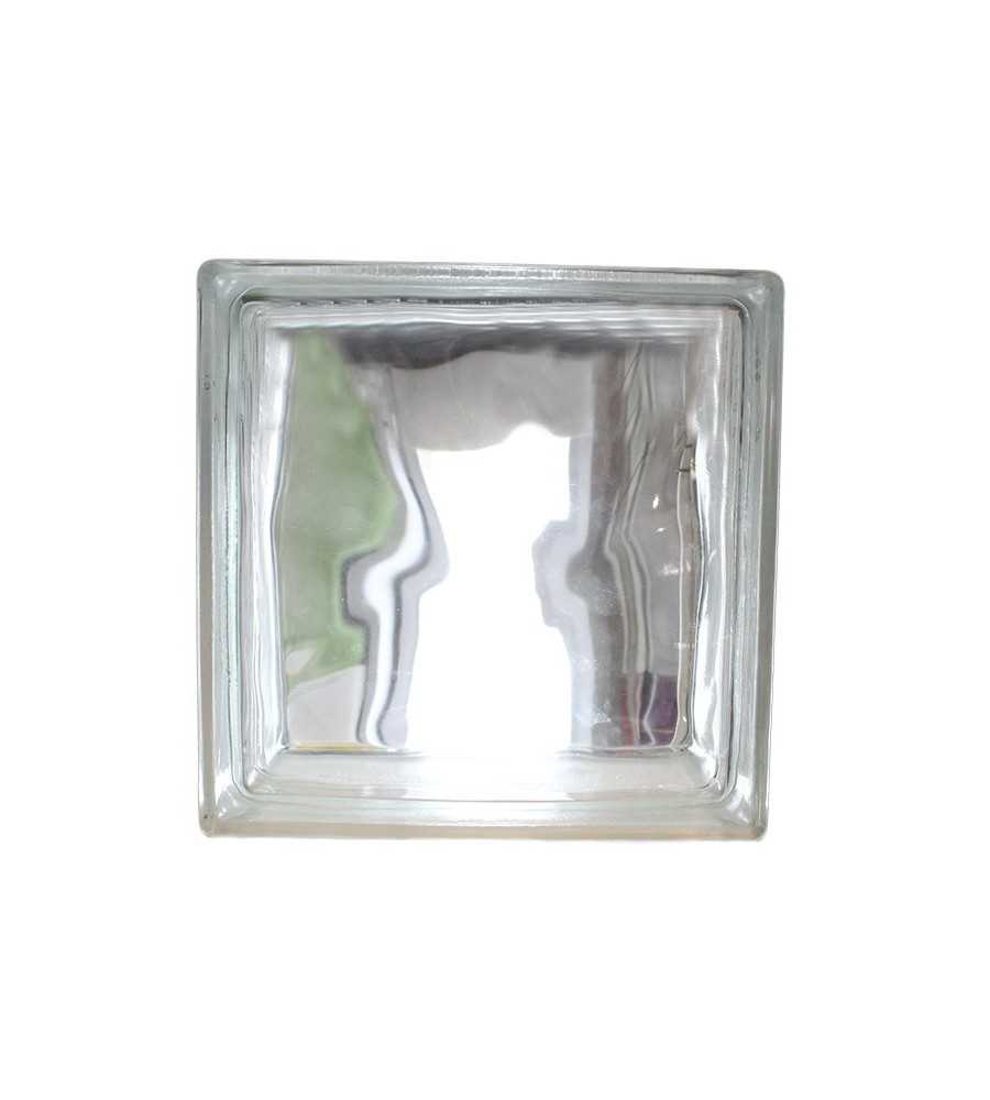 Brique de verre 190x190x80mm cloudy pattern