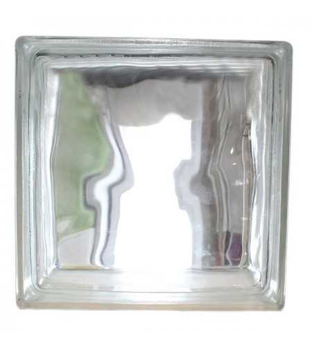Brique de verre 190x190x80mm cloudy pattern