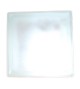 Brique de verre 190x190x80mm misty cloudy blanc