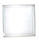 Brique de verre 190x190x80mm misty direct Cléar