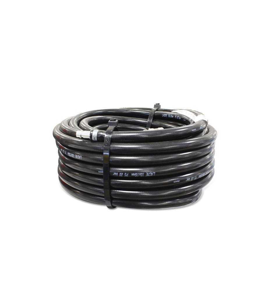 Tuyau D'air Comprimé 20m - Diamètre 10mm, Pression 20BAR, Caoutchouc Souple, Pour Compresseur Et Outils Pneumatiques