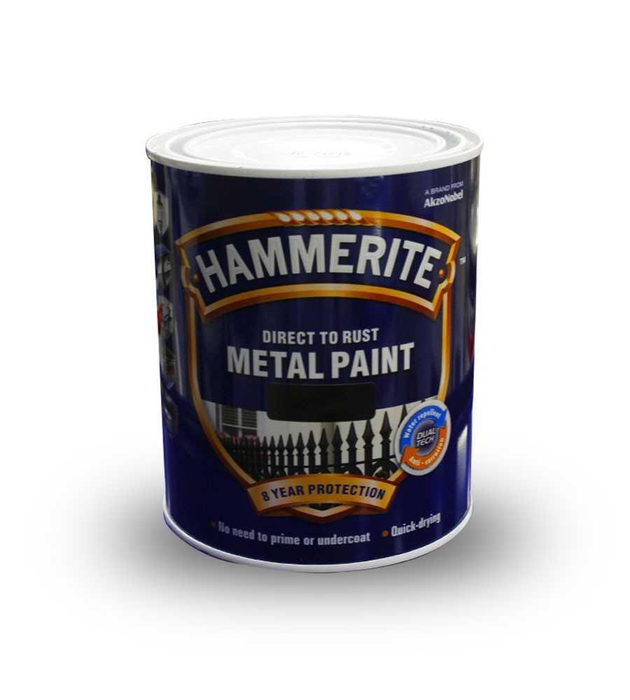 Peinture anticorosion Hammerite smooth blanc 5L