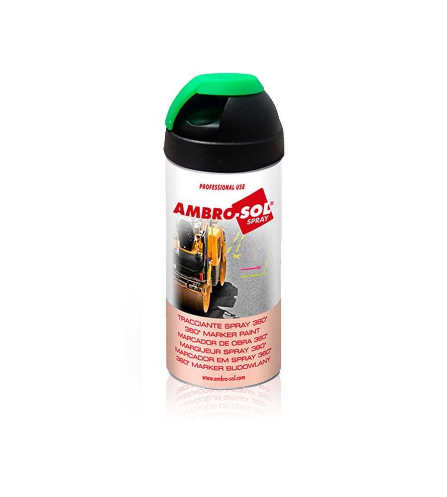 Peinture aérosol traçage 500ml (360Â°) vert fluo -  - meilleure qualité