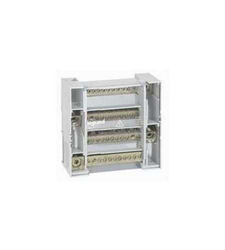 Répartiteur modulaire monobloc 4 pôles à bornes 250A