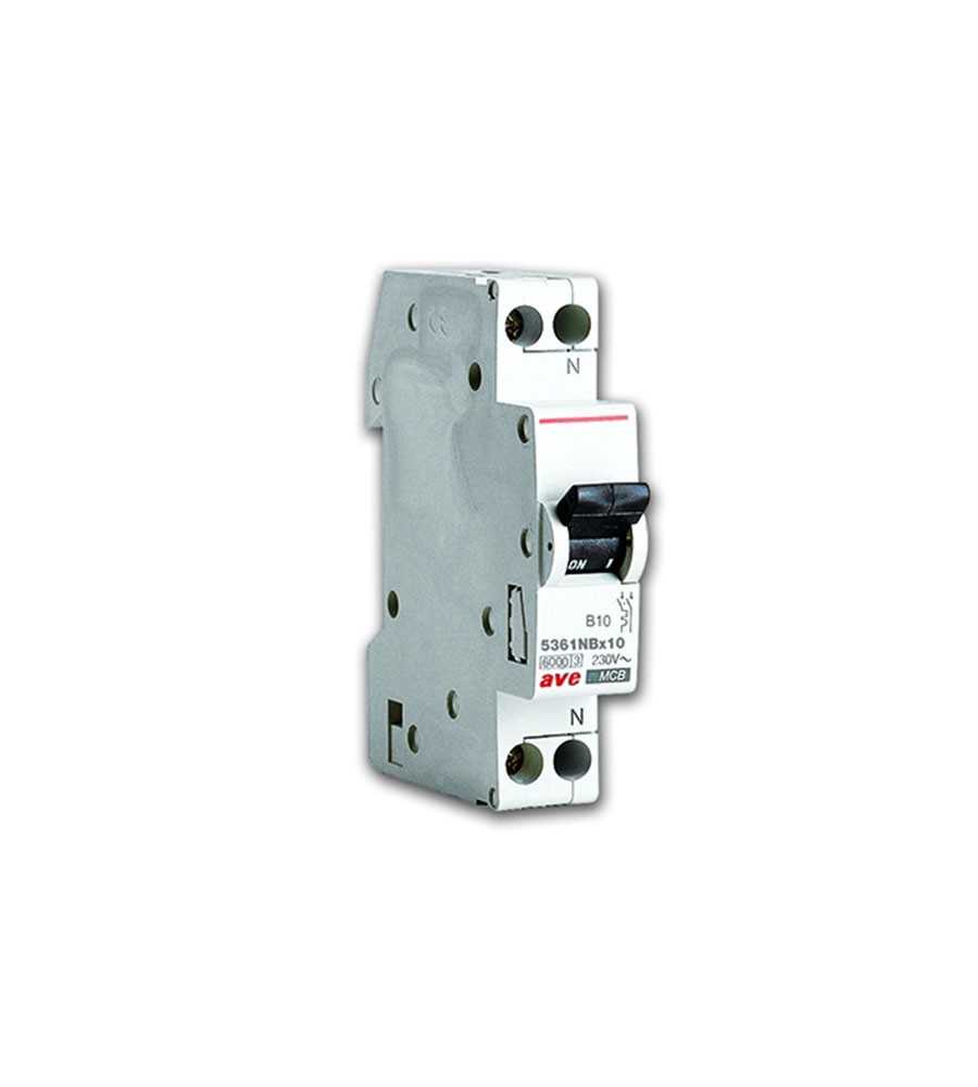 Disjoncteur modulaire monobloc 1P+N 32A courbe C