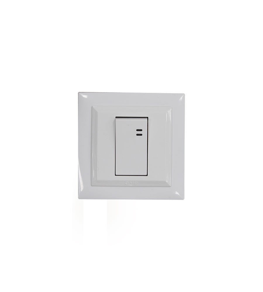 Interrupteur boutton poussoir + voyant Led bleu