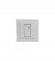 Interrupteur boutton poussoir + voyant Led bleu