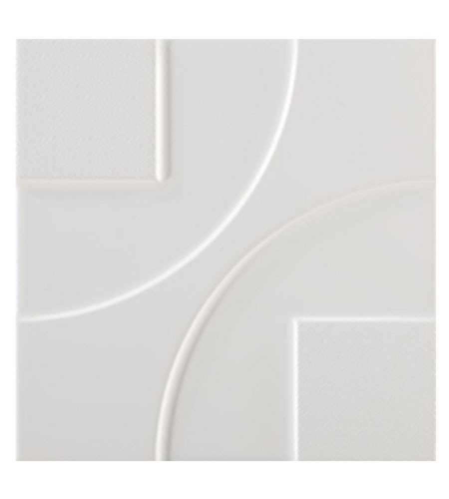 Carrelage mural 25x25cm Saxon blanco brillo -  - meilleure qualité