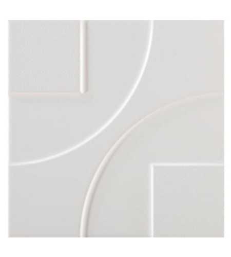Carrelage mural 25x25cm Saxon blanco brillo -  - meilleure qualité