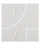 Carrelage mural 25x25cm Saxon blanco brillo -  - meilleure qualité
