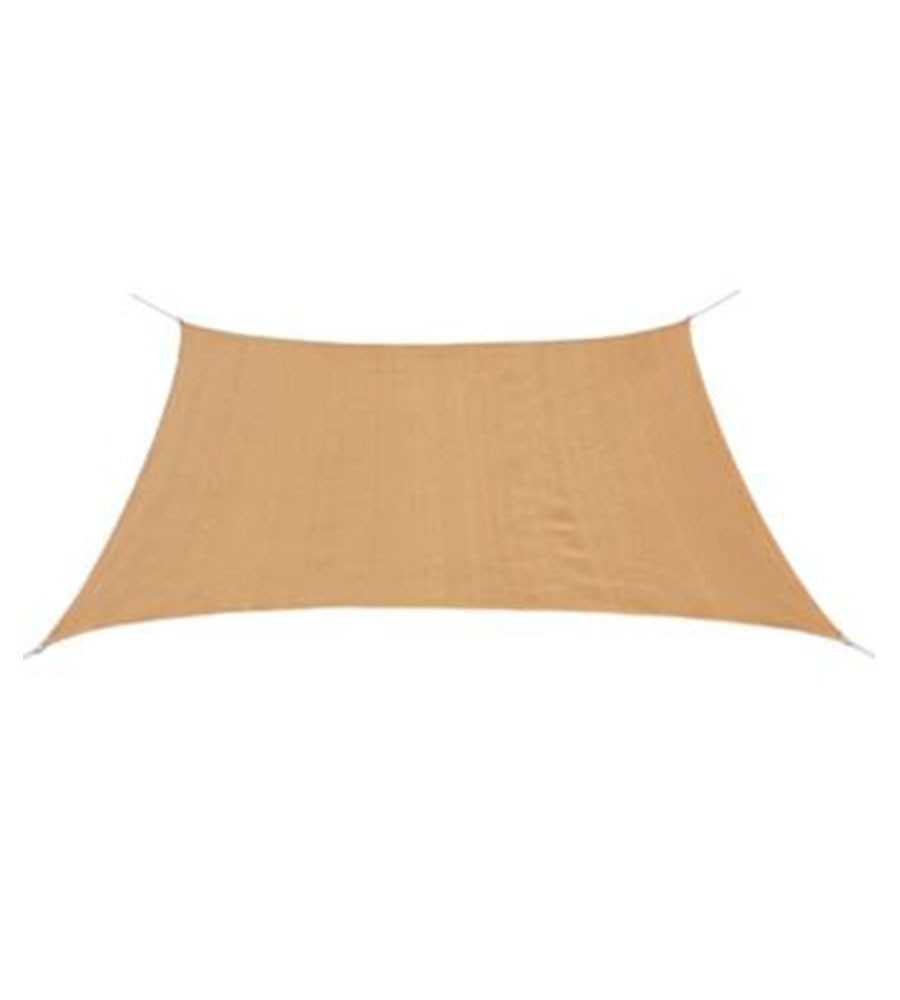 Voile ombrage carré 3.6x3.6m beige