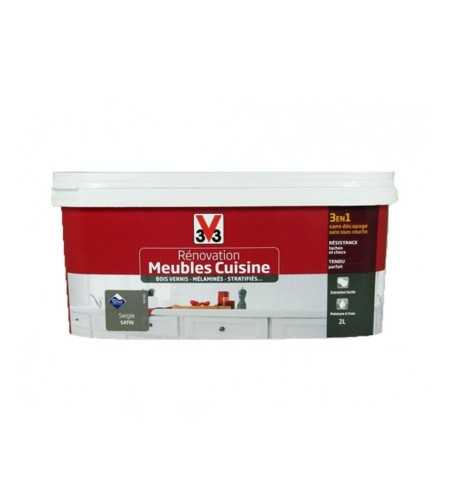 Peinture pour meubles de  cuisine satin jaune pop 2L -  - meilleure qualité