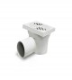 Siphon de cours 100x100 PVC