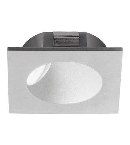 Spot mural carré alu argent ZARATE Led 2W L8