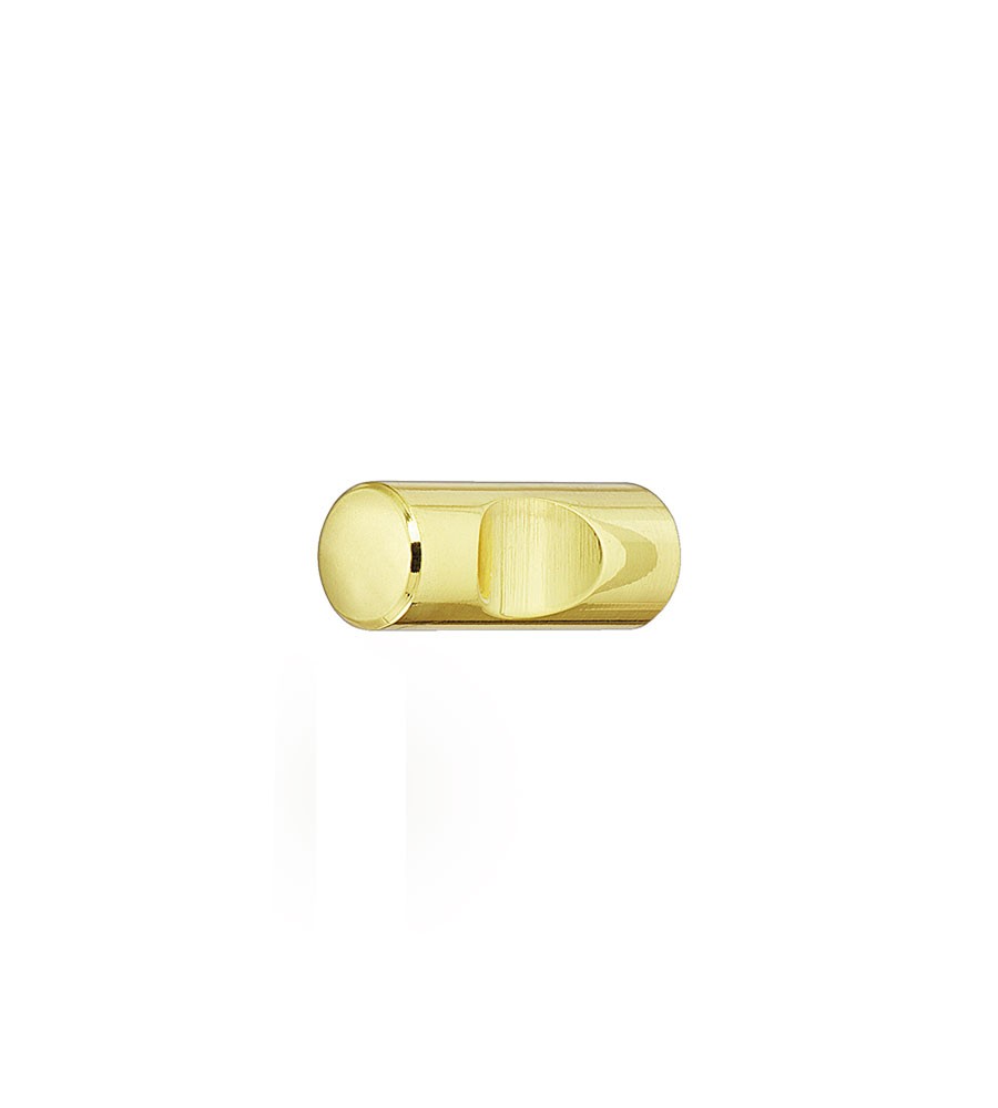 Bouton cylindre chrome doré D11mm*
