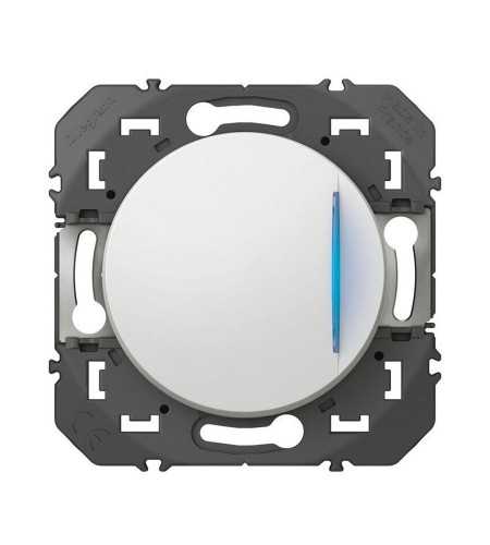 Interrupteur va-et-vient lumineux blanc Dooxie