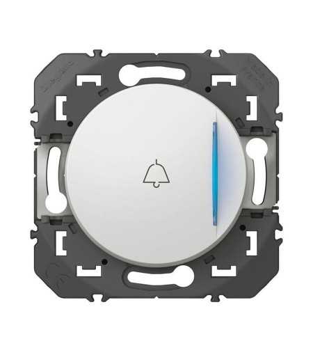 Poussoir lumineux Sym sonn blanc Dooxie