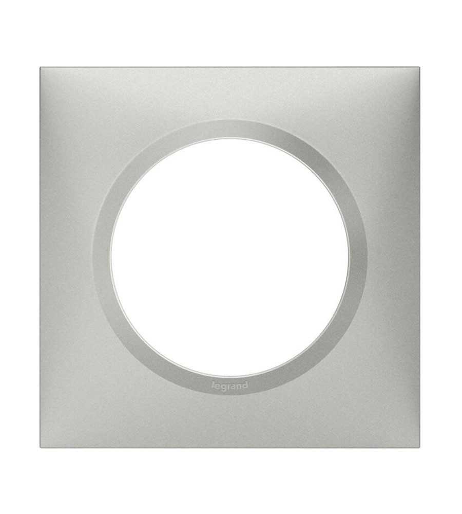 Plaque 1 poste aluminium Dooxie