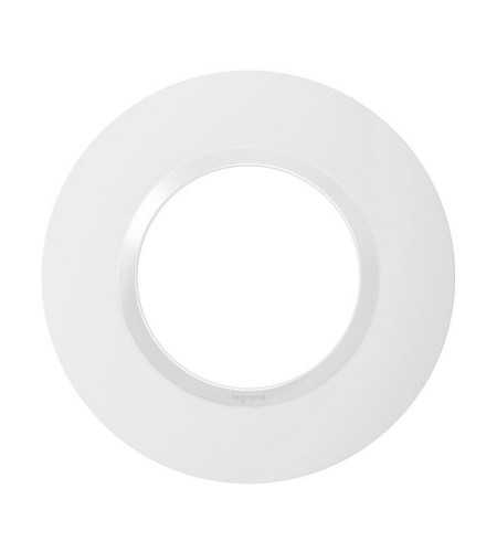 Plaque 1 poste Deco blanc Dooxie