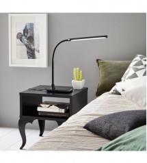 Lampe de bureau LAROA noir Led 325x120x480mm EGLO |Sanifer