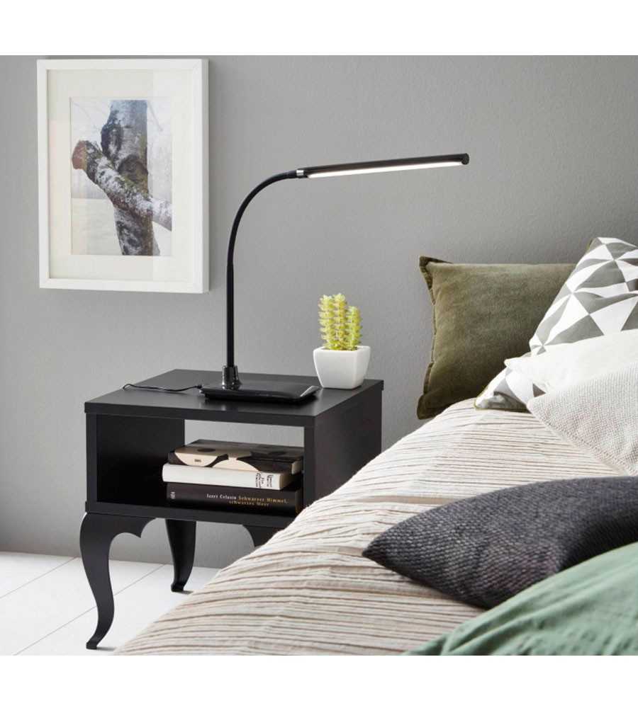 Lampe de bureau LAROA noir Led 325x120x480mm EGLO |Sanifer