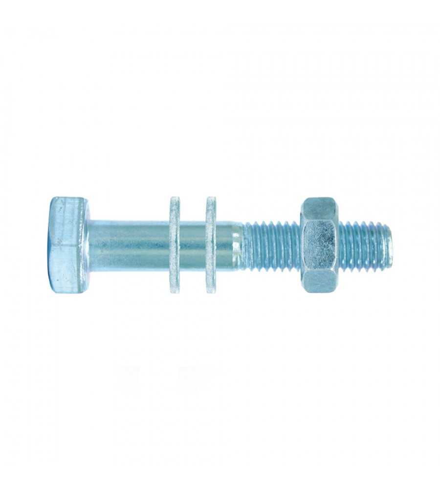 Boulon + écrou + 2 rondelles 20x90 mm 10.9 HV