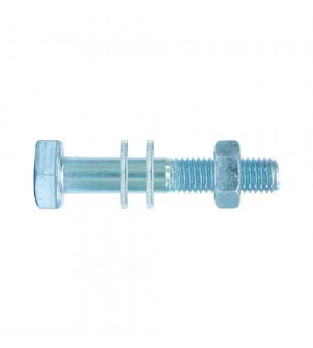 Boulon + écrou + 2 rondelles 20x90 mm 10.9 HV