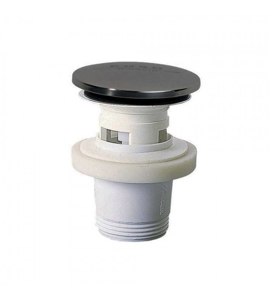 Bonde lavabo Quick Clac chrome sans siphon