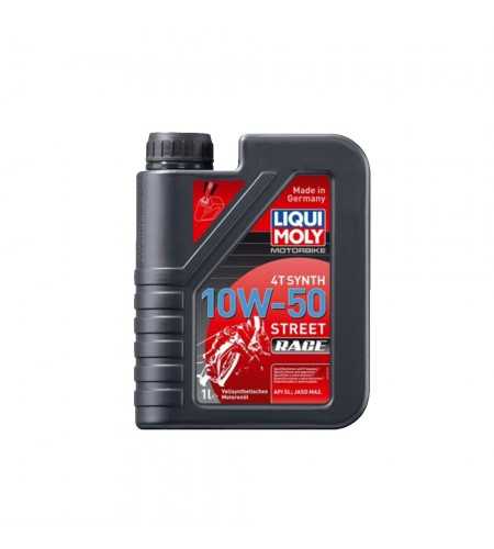 Huile moteur 4 temps 10W-50 pour moto et scooter 1L
