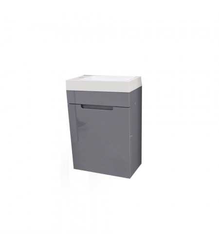 Meuble salle de bain Daisy gris 40cm