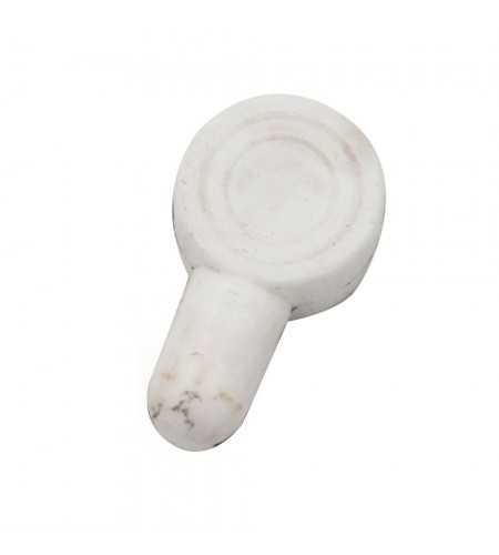 Taquet plast tige d.7 blc *