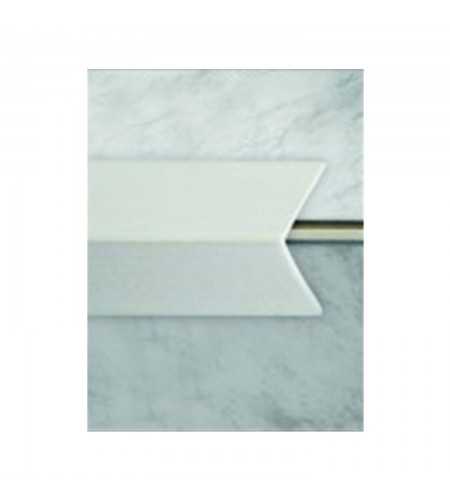 Cornière d?angle en PVC 20x20mm L250cm blanc - DURAL - meilleure qualité