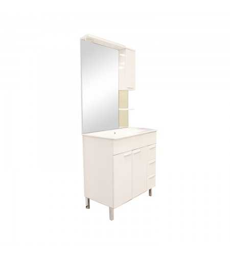Meuble salle de bain Bibury 80cm (4 elements) | Sanifer