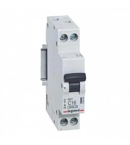 RX3 Disjoncteur 1P+N- 16A - 3000A