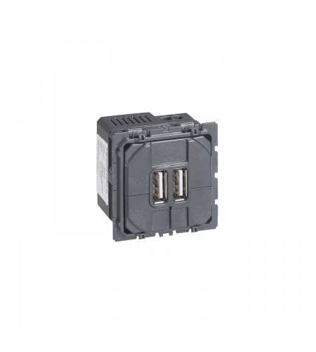 Prise chargeur USB double Celiane type A 24A 15W