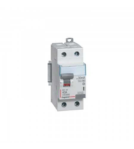Interrupteur différentiel DX³ 2P 230V~ 40A typeF 30mA - 2 modules
