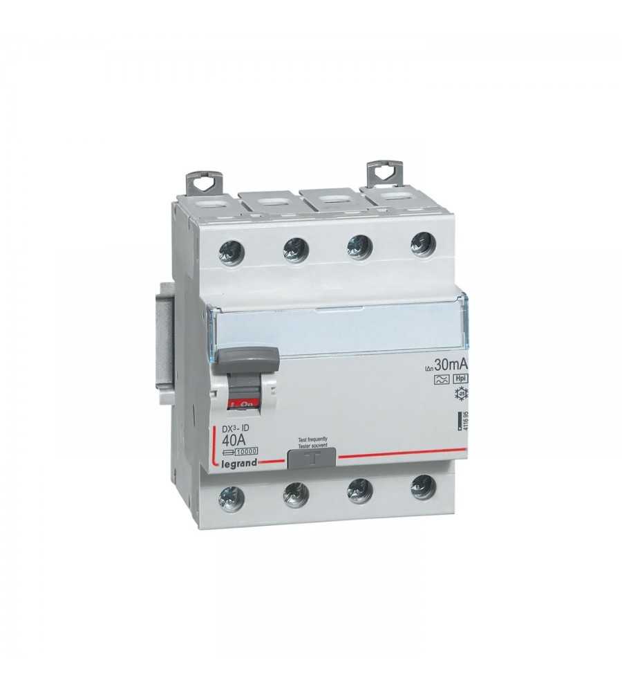 Interupteur différentiel type F 4P 40A 30mA